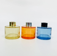 Bouteille diffuseur de parfum cylindrique en verre 100 ml avec bouchon à vis, couleur personnalisée, 100 pièces, pour diffuseur à bâtonnets domestique