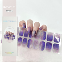 Bandes de vernis à ongles 3D semi-durcies en gel liquide réel sans HEMA, à usage unique, vente en gros d'usine, non toxiques, 20 pièces, nécessite une lampe UV