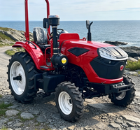 Tracteur agricole multifonctionnel 4x4 diesel 100 CV avec chargeur, pelle rétrocaveuse et tondeuse – Meilleur prix de gros