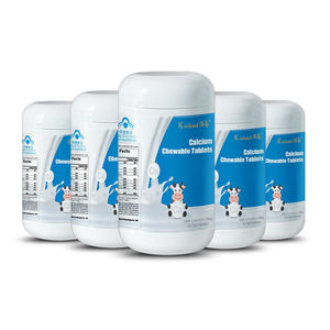 ยาเม็ดที่มีแคลเซียมที่เคี้ยวได้สูงขึ้นอาหารเสริมเพื่อสุขภาพคอลลาเจนแบบกำหนดเอง - Product Image 1