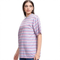 Fabricant de T-shirts imprimés pour femmes en gros – T-shirts graphiques à manches courtes en jersey de coton doux – Usine de vêtements à marque privée