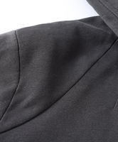 YKH 320GSM 100 algodón peso pesado logotipo personalizado Terry tela Crop Hoodie mujeres Oversize alta calidad ácido lavado Crop Hoodie