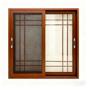 Fenêtre coulissante en aluminium noir pour cuisine, design de <span class=keywords><strong>grille</strong></span>, fenêtres australiennes en aluminium, fenêtre coulissante française à 2 panneaux - Product Image 5