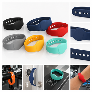 Pulsera de Silicona RFID NFC Imprimible para Gimnasio, Brazalete de Membresía para Control de Asistencia y Pago - Product Image 2