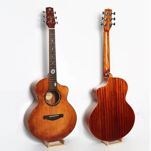 Guitarra Acústica <span class=keywords><strong>MAGNA</strong></span> 36 Mirror NA, Tapa de Abeto, Fondo y Lados de Caoba, Diapasón de Palisandro, Mástil de Caoba, Acabado Brillante Sunset - Product Image 1