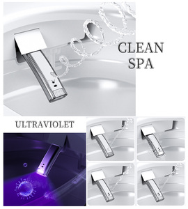 Nouveau modèle moderne de toilette intelligente automatique avec bidet intégré, équipement sanitaire WC intelligent - Product Image 5