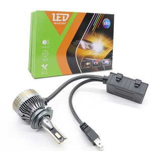 QideWin H4 <b>LED</b> <b>Headlights</b> 110W 30000Lm Dual Copper Tube High Low Beam Car Light - Product Image 5
