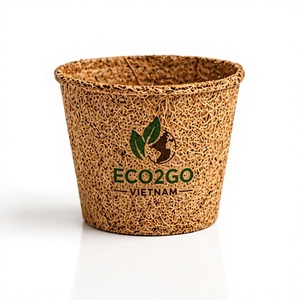 Precio más barato bueno para la maceta de fibra de coco Vietnam/maceta de jardín de fibra de coco con alta calidad para plantar en el jardín - Product Image 1