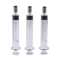 Seringues en verre borosilicaté Luer Lock de 10 ml, 1 ml, 2 ml, 3 ml pour distillat d'huile