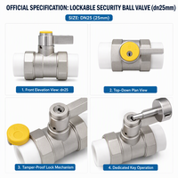 Vanne à boisseau sphérique en laiton à angle droit, filetage mâle PPR, connexion manuelle NPT/BSP, personnalisable OEM, pour alimentation en eau - Vente en gros usine