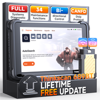 THINKCAR THINKSCAN 689BT Scanner automobile professionnel bidirectionnel, codage ECU complet, CANFD DOIP, 34 fonctions de réinitialisation, outils de diagnostic IA
