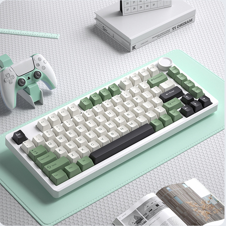Clavier mécanique tri-mode ViewSonic KC75 [blanc, noir, vert]
