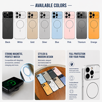 Nouvelle coque magnétique en verre pour iPhone 17 Air 16 15 Pro Max avec films de protection d'objectif en verre et accessoires pour téléphone