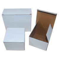 Hersteller recycelte Kerzen boxen Logo Custom ized White Paper Folding Versand Verpackung Wellpappe für Craft Cosmetic