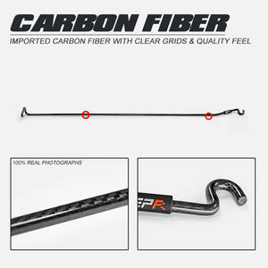 Varilla de Soporte para Capó de Alta Calidad para TOYOTA AE86 Levin Trueno, Material de Fibra de Carbono Seca - Product Image 4