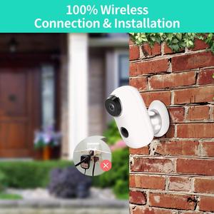 1080P inalámbrica al aire libre <span class=keywords><strong>seguridad</strong></span> para el hogar cámara de vigilancia con batería recargable 2,4G WiFi CCTV cámara IP alm - Product Image 3