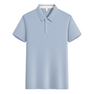 맞춤 남성 코튼 폴로셔츠 클래식 디자인 프리미엄 소프트 니트 원단 대비색 칼라 편안한 소매 로고 자수 - Product Image 3