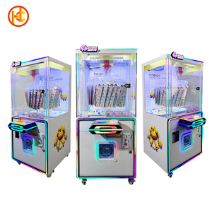 Lợi nhuận cao đồng tiền hoạt động đẩy clip giải thưởng Máy bán hàng tự động 220V kim loại cần cẩu đồ chơi nhà máy trực tiếp ngôn ngữ tiếng anh - Product Image 5