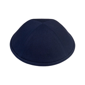 Yihaoyi Vente en gros Kippa juive de haute qualité en lin à <span class=keywords><strong>4</strong></span> panneaux avec clips - Product Image 2