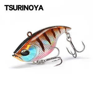 TSURINOYA – leurre dur coulant vibrant 50S, appât artificiel idéal pour la pêche en hiver au brochet ou au bar, 50mm, 12.5g