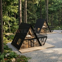 Villa modulaire de luxe moderne S900, structure en acier léger, pour hôtels et bureaux