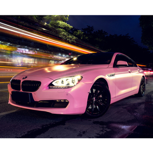 Yuxin Miếng Dán Thân Xe Hơi Không Bong Bóng Tắc Kè Hoa Bọc Vinyl Màu Đỏ Xanh Dương Màu Hồng Bán Sỉ - Product Image 4