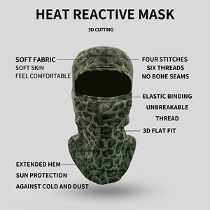 Máscara de Esquí Unisex 2026 al por Mayor, de Alta Calidad, con Logotipo Personalizado, Diseño a Rayas, Impresión Digital, Transpirable, Impermeable y Termoactiva - Product Image 3