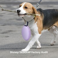 Bol en silicone pour chien - Bol rond pliable pour animaux de compagnie avec fermeture éclair double pour l'extérieur