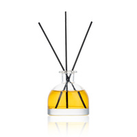 Bouteilles diffuseurs d'arômes en verre transparent en gros 50ml 100ml 150ml avec bouchon pour recharges de diffuseurs à bâtonnets