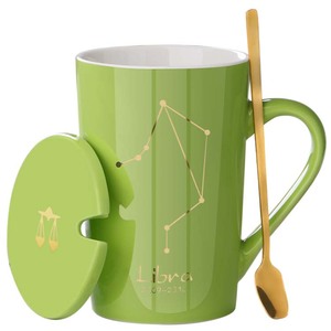Taza de porcelana con signo del zodiaco, tazón de astrología, regalo, horóscopo, Juego de vasos con caja de regalo y cuchara - Product Image 3