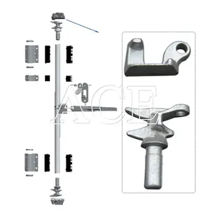 Parti della serratura della porta del contenitore di spedizione marittima ad alta sicurezza serratura del contenitore Cam e Keeper Lock porte posteriori