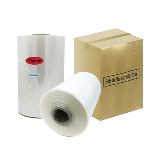 Yc באיכות גבוהה pof <span class=keywords><strong>pvc</strong></span> <span class=keywords><strong>pvc</strong></span> חום סרט מתגלגל שקיות אריזה שקופות סרט איטום לאריזה תעשייתית