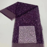 Tissu brodé de perles vert émeraude, tissu à paillettes irisées pour robes de mariée, tissu en maille à paillettes pour spectacles de scène