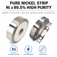Bande de nickel pur sur mesure 32140, 0,10-0,30 mm, haute conductivité, soudage par points, connecteur de batterie, stockage d'énergie pour véhicules électriques
