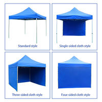 Tente de réception publicitaire intérieure/extérieure 10x10, cadre en acier commercial, auvent de voiture, imperméable avec cadre 40x40cm
