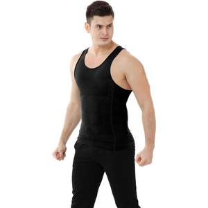 2025 hommes minceur corps Shaper Compression Shapewear gilet réservoir Muscle sculptant haut - Product Image 2