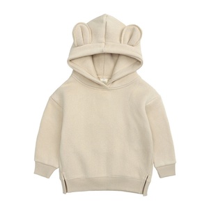 Sweat-shirt décontracté respirant en jersey pour bébé et parent, avec oreilles d'ours, 100 % coton, pour printemps-automne, tenue familiale - Product Image 3