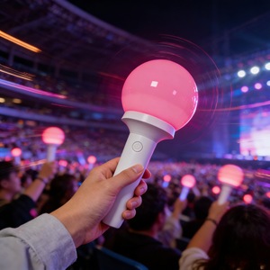 Barra de Luz Redonda con Control Remoto 2.4G, Barra Luminosa Acrílica, Accesorio para Animar, Ambiente de Festival de Música - Product Image 2