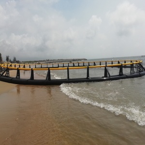 Jaula Circular para Peces de HDPE Resistente a Impactos, Instalación de Acuicultura Profunda en Alta Mar con Estructura Reforzada - Product Image 4