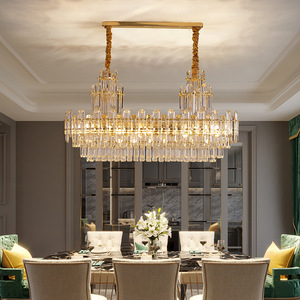 Lámpara de Araña de Cristal LED de Diseño Nórdico para Comedor, 5 Luces, Estilo Moderno y de Alta Gama - Product Image 4