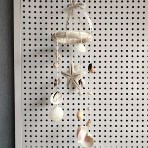 Campanas de Viento con Forma de Estrella de Mar, Decoraciones Colgantes de Conchas Marinas Grandes, Estilo Moderno <span class=keywords><strong>Minimalista</strong></span> Hecho a Mano para Salas de Estar y Casas de Huéspedes - Product Image 5