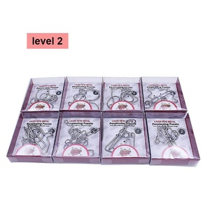 Classic 24/set Brain Toy Metal Wire bagging Puzzle rompicapo anelli magici Perplexing IQ Puzzle gioco intelligenza giocattoli - Product Image 3