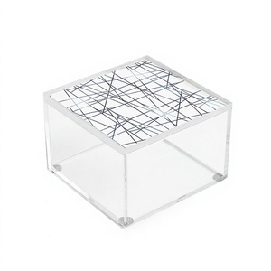Greatest Quality Acrylic <b>Sweets</b> <b>Box</b> Trending Design Square Shape Dates <b>Sweets</b> Serving <b>Box</b> At Lowest Pricing - Product Image 1