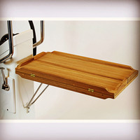 Table de cockpit pliante en bois de teck