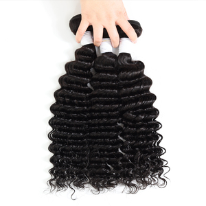 ชุดมัดผมลอนคลื่นลึกแบบอินเดีย,ชุดผมคนเรมี่ - Product Image 2
