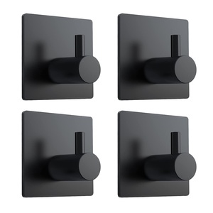 Ganchos de pared flexibles de diseño moderno sin clavos para ropa y sombreros, ideales para puertas y montaje en pared. - Product Image 4
