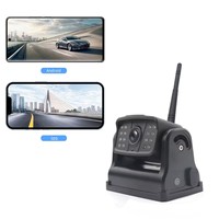 Caméra de recul magnétique puissante sans fil pour voiture, camion, remorque, vision nocturne, sans latence, batterie rechargeable