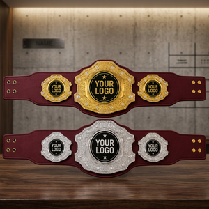 เข็มขัดแชมป์แบบกำหนดเองสำหรับผู้ใหญ่ รุ่น Elite Personalized Heavyweight Championship Belt พร้อมชื่อสั่งทำพิเศษ ขนาดสำหรับผู้ใหญ่ เข็มขัดมวยปล้ำสำหรับผู้ใหญ่ เข็มขัดแชมป์สำหรับผู้ใหญ่ - Product Image 2