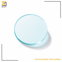 Filtre optique personnalisé UV IR 650 nm en silice fondue, transmission visible de 90 % pour capteurs d'appareils photo et imagerie