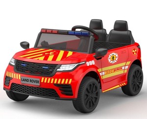 Voiture électrique pour enfants 24V à deux places sous licence Range Rover Velar Police, télécommande 2.4G, sirène et lumières de police - Product Image 1
